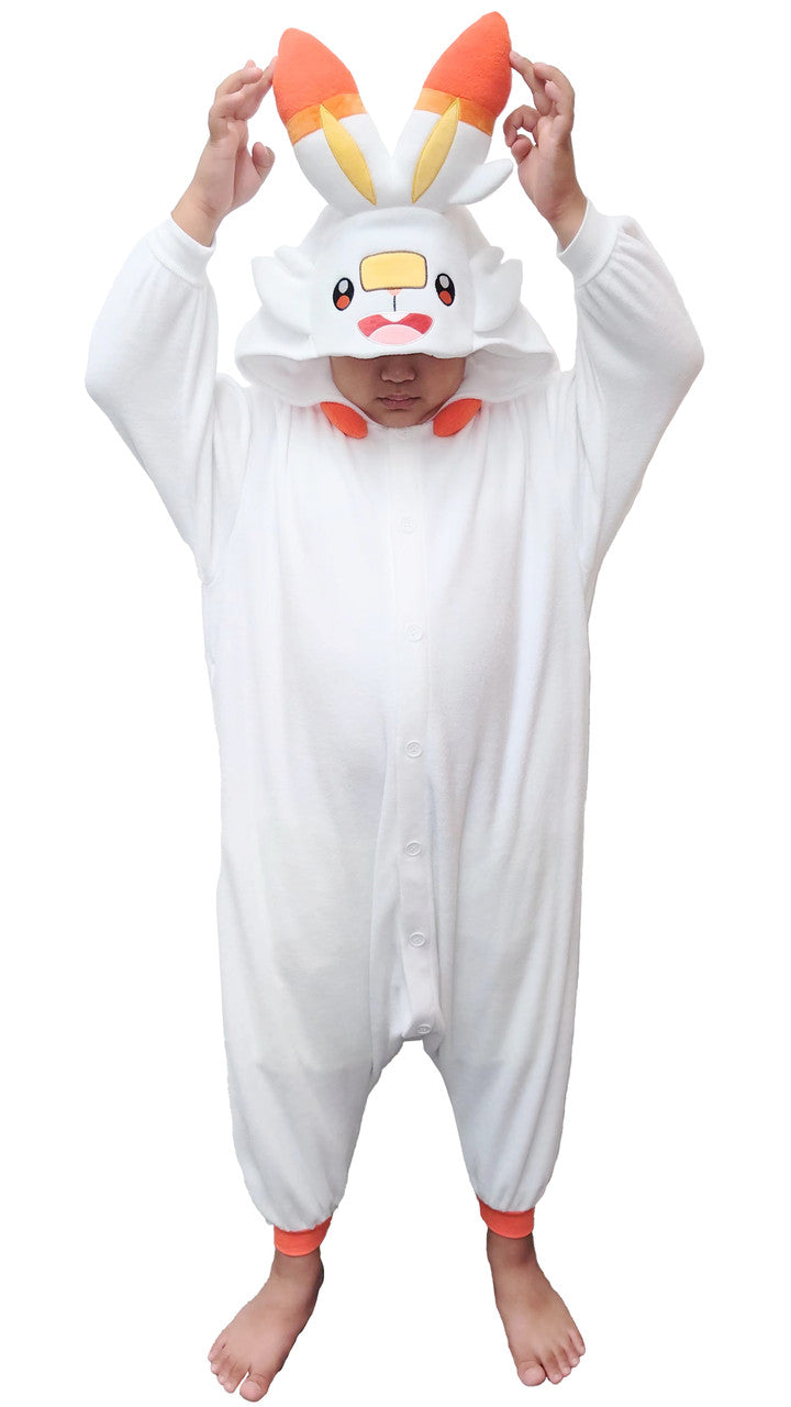 Scorbunny Kids Pokemon Kigurumi