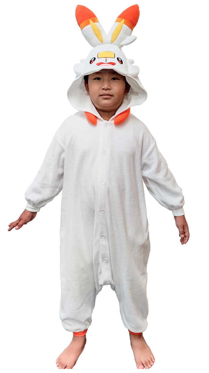 Scorbunny Kids Pokemon Kigurumi